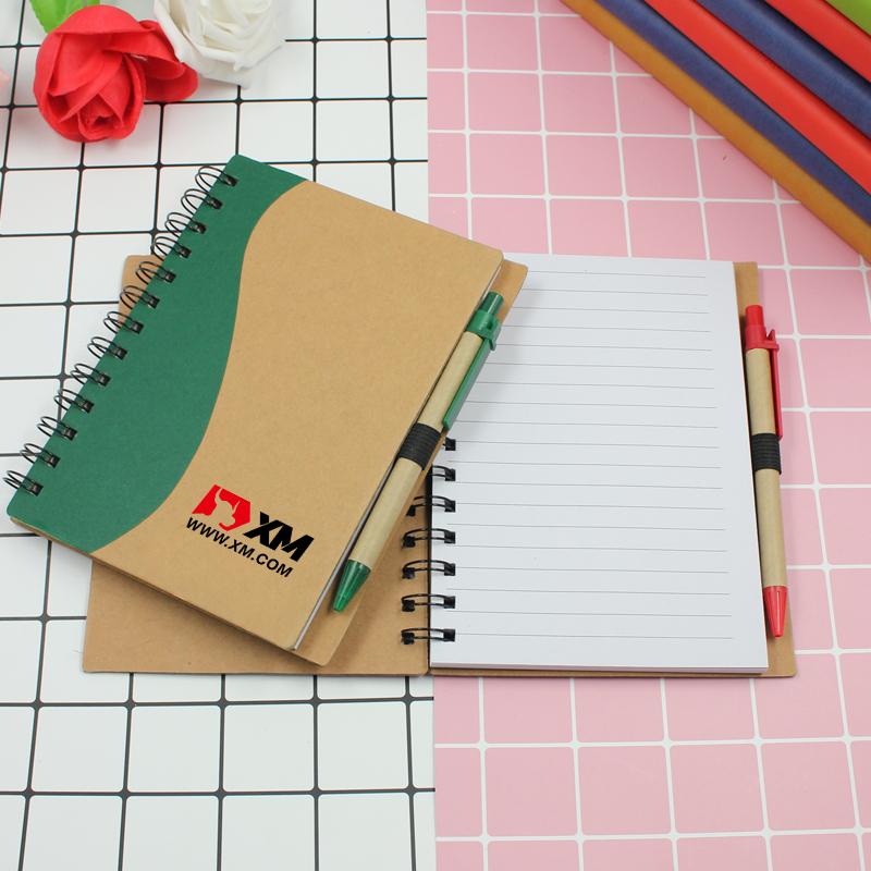Spiral-Bound Notebook With Wavy Design One Dollar Only