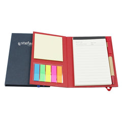 Notebook Set With Elastic Band Closure And Pet Sticky Flag Pads One Dollar Only