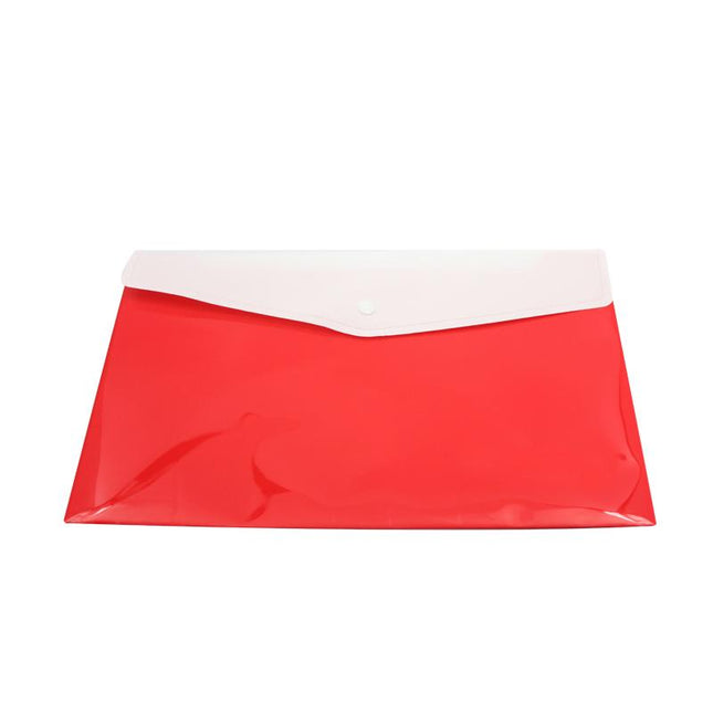 Envelope-Style A4 Document Holder With White Top Flap One Dollar Only