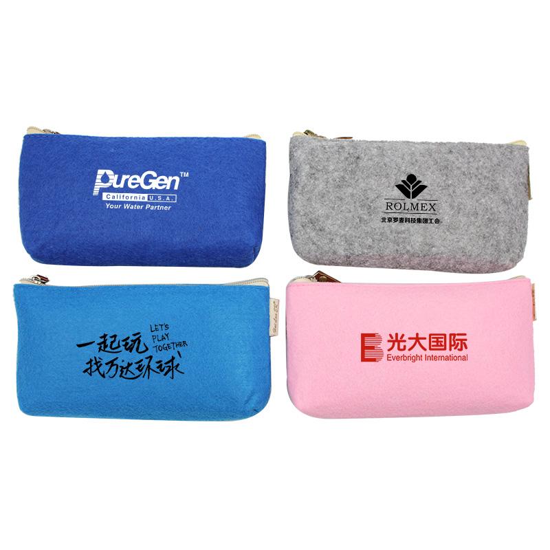 Candy-Coloured Felt Pencil Case One Dollar Only