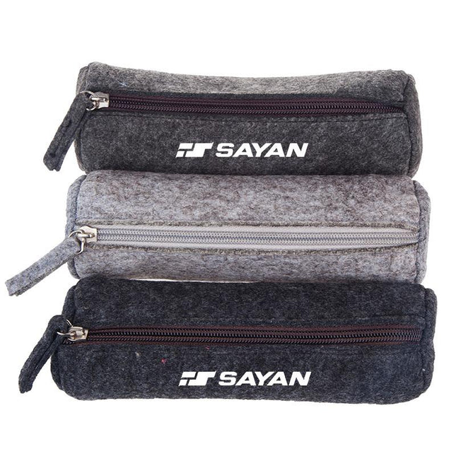 Cylindrical-Shaped Felt Pencil Case IWG FC One Dollar Only
