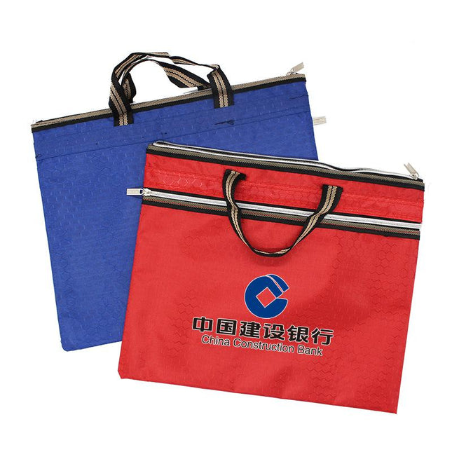 Rectangular Hand Carry Tote Bag with Hexagonal Design One Dollar Only