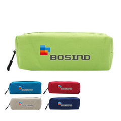 Large Rectangular Zippered Canvas Pencil Case One Dollar Only