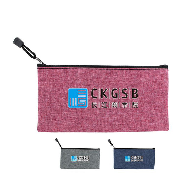 Small Fabric Zip Pencil Case IWG FC One Dollar Only