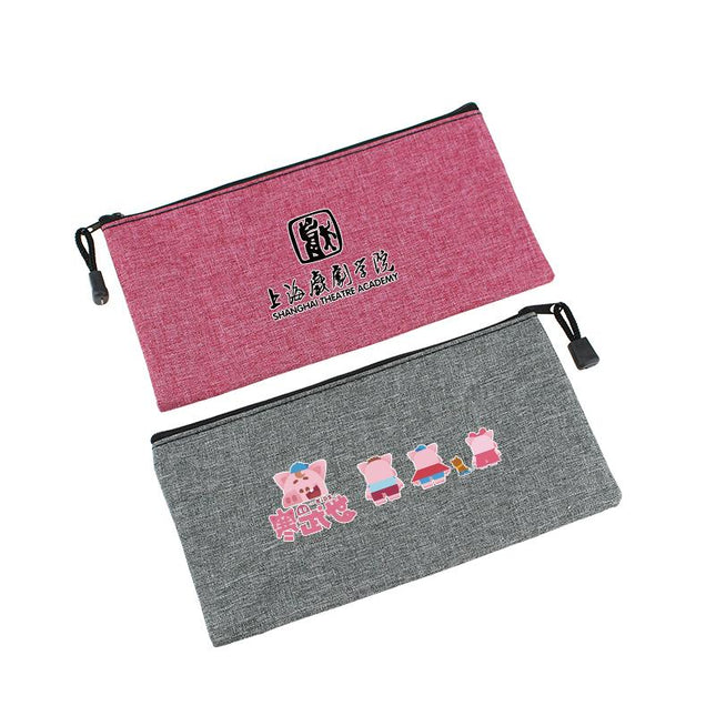 Small Fabric Zip Pencil Case IWG FC One Dollar Only