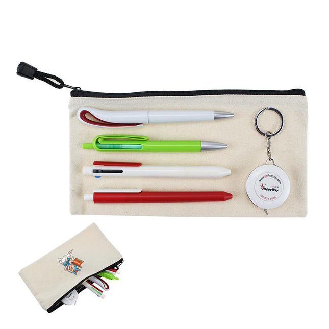 Canvas Zip Pencil Case IWG FC One Dollar Only