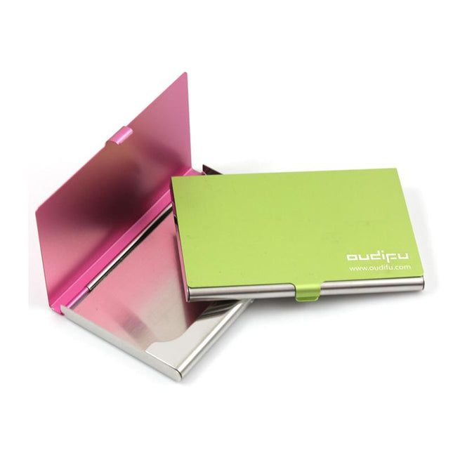Coloured Metal Name Card Holder One Dollar Only