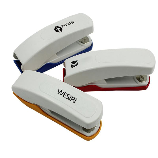 White Office Stapler With Coloured Base