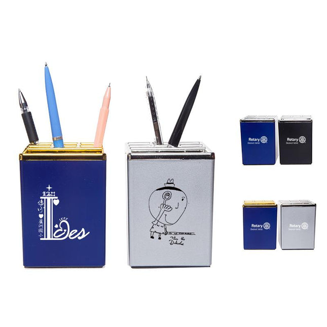 Spray-Painted Plastic Pen Holder One Dollar Only