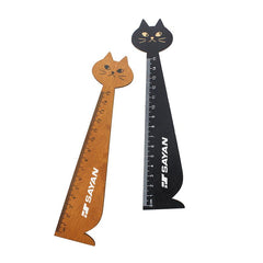 Cat-Shaped Wooden Ruler One Dollar Only