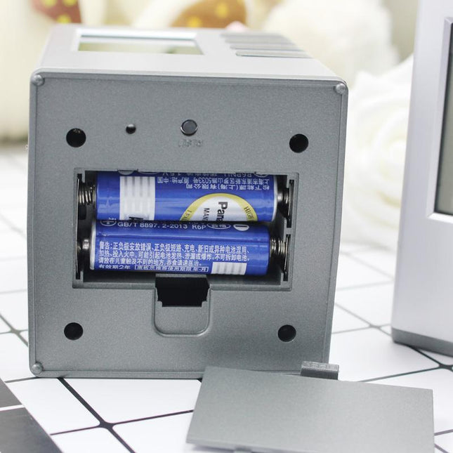 Square Pen Holder With Electronic Calendar One Dollar Only