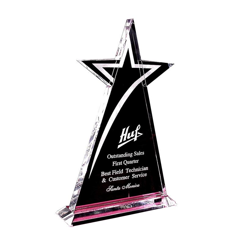 Shooting Star Crystal Trophy One Dollar Only