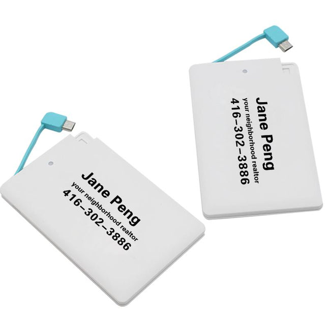 2500 Mah Card-Sized Power Bank One Dollar Only