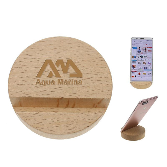 Round Wood Mobile Phone Holders IWG FC One Dollar Only