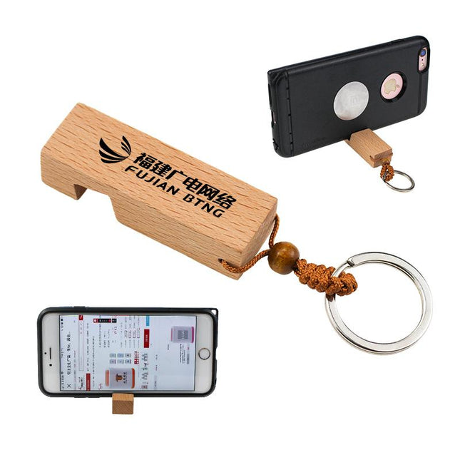 Wooden Phone Holder Keychain IWG FC One Dollar Only