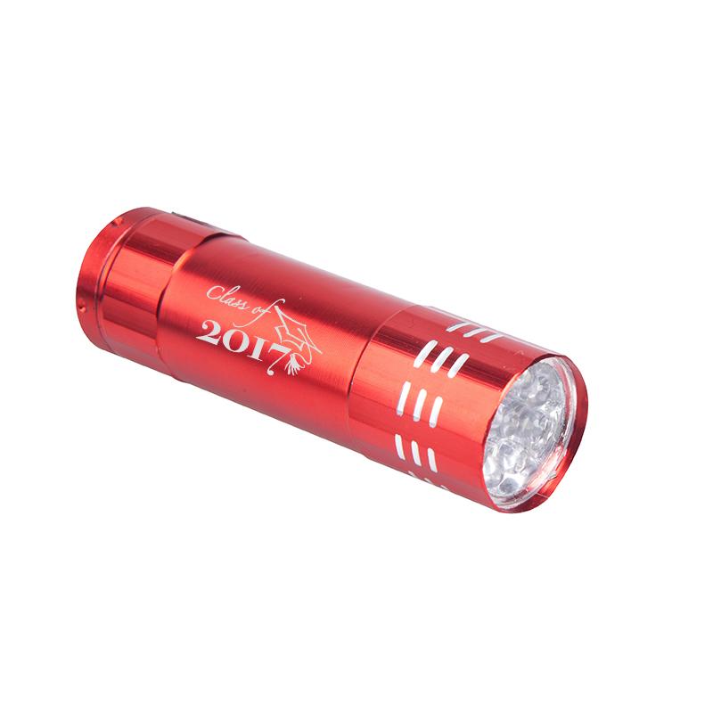 Mini Led Torch Light With Silver Ring Design – One Dollar Only