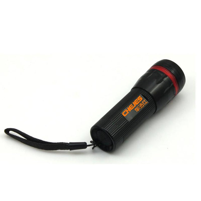 Torch Light With Focusing Beam And Red Ring On Head One Dollar Only