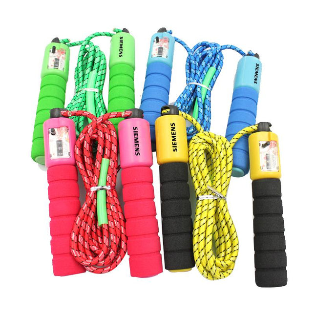 Skipping Rope With Grooved Eva Handles One Dollar Only