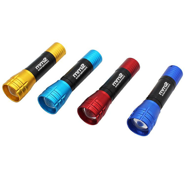 Mini Aluminium Torch Light with Telescopic Zoom One Dollar Only