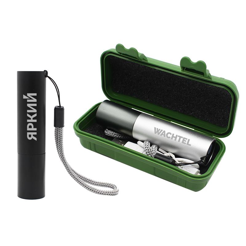 USB-Rechargeable Torch Light with Case One Dollar Only