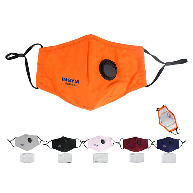 Cotton Mask with Valve IWG FC One Dollar Only