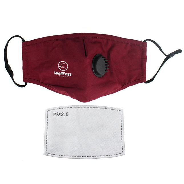 Cotton Mask with Valve IWG FC One Dollar Only