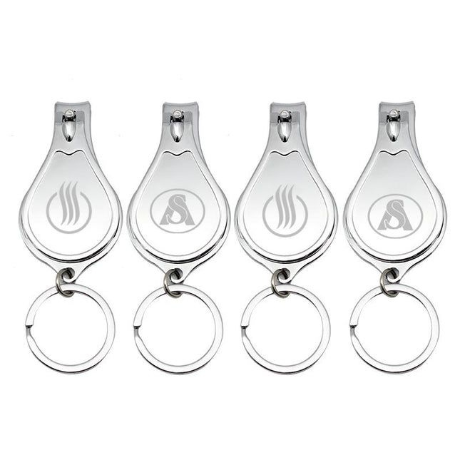 Multifunctional Stainless Steel Nail Clipper With Keychain One Dollar Only