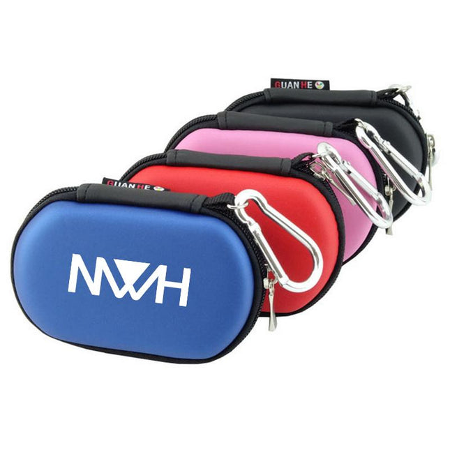 Oval Zippered Hard Shell Case One Dollar Only