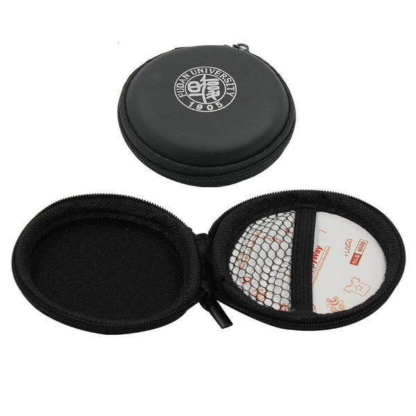 Mini Round Zippered Hard Shell Case