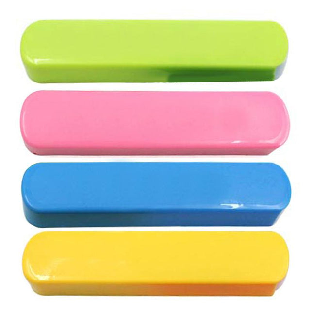 2-Piece Cutlery Set In Slide-Open Rectangular Plastic Case One Dollar Only