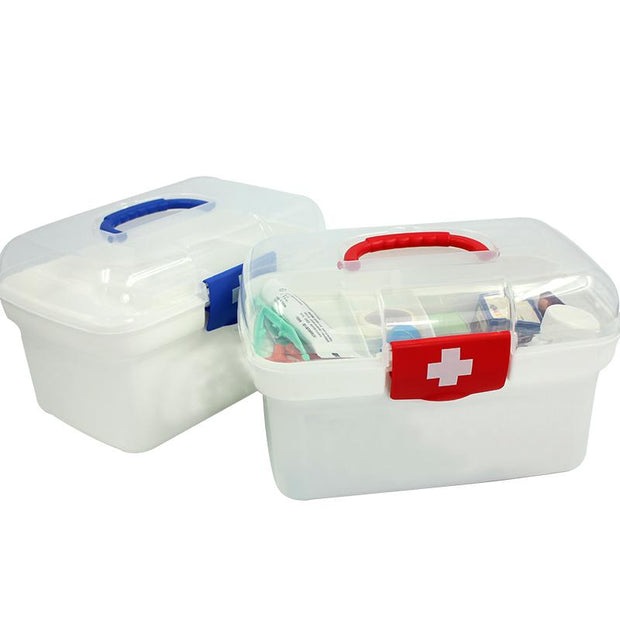 Small First Aid Kit With Clear Cover One Dollar Only