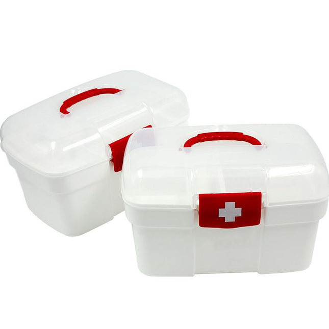 Medium First Aid Kit With Clear Cover One Dollar Only