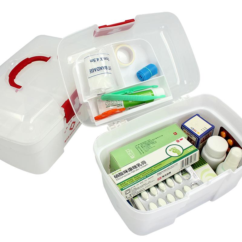 Medium First Aid Kit With Clear Cover One Dollar Only