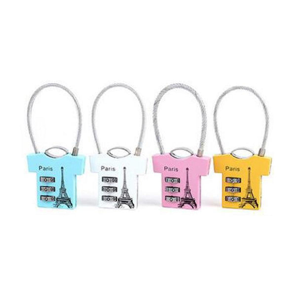 Shirt-Shaped Luggage Lock