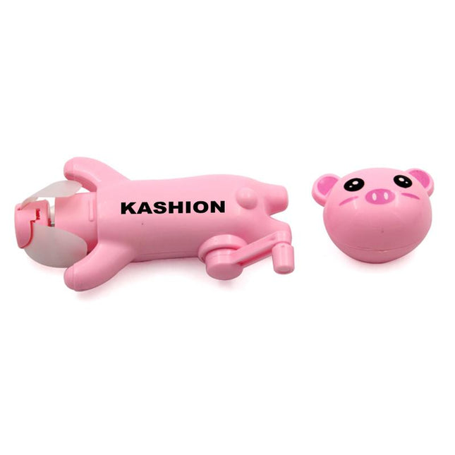 Mini Hand-Crank Fan In Cartoon Design One Dollar Only