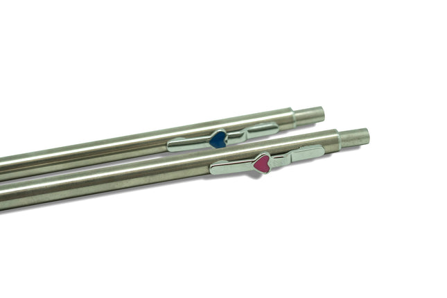 Stainless Steel Heart-shaped Clip Mechanical Pencil Pencils One Dollar Only