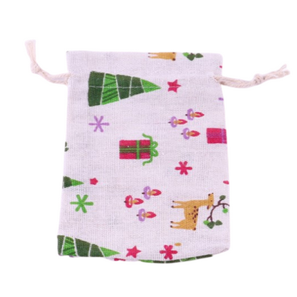 Christmas Drawstring Gift Bag Seasonal One Dollar Only