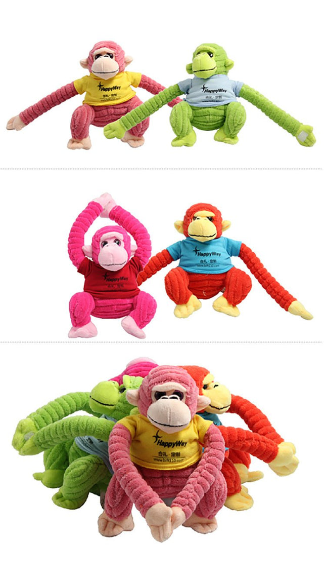 20cm Orangutan Plush Toy With T-Shirt And Long Arms IWG FC One Dollar Only