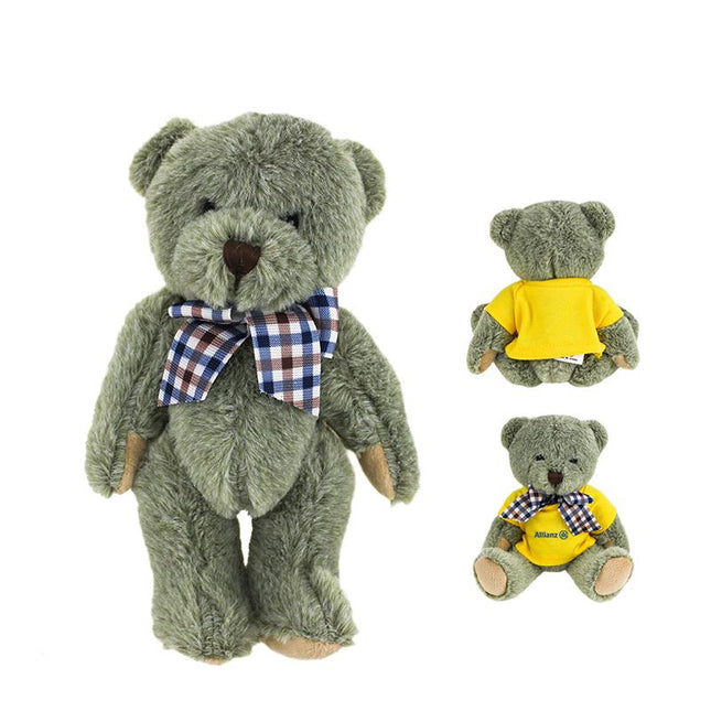 Articulated Bear with Bow, 16cm IWG FC One Dollar Only