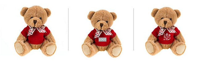 Articulated Bear with Bow, 20cm IWG FC One Dollar Only