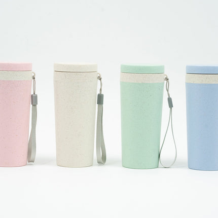 Double Walled Wheat Fibre Bottle Drinkware One Dollar Only
