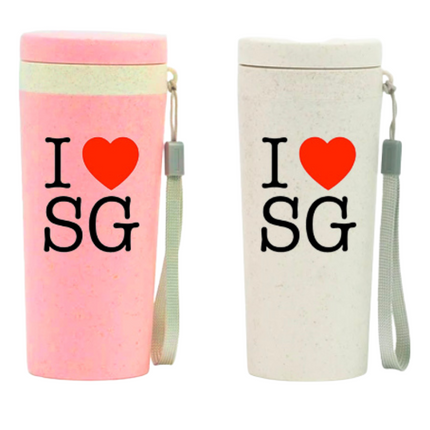 National Day Wheat Fibre Bottle National Day Gifts One Dollar Only