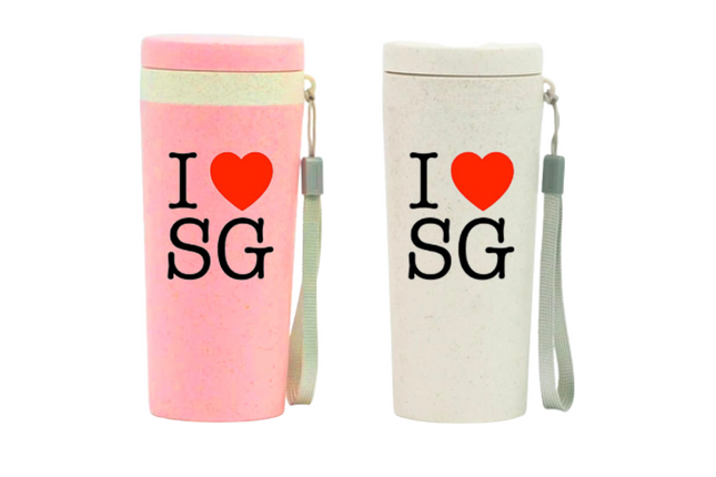National Day Wheat Fibre Bottle National Day Gifts One Dollar Only