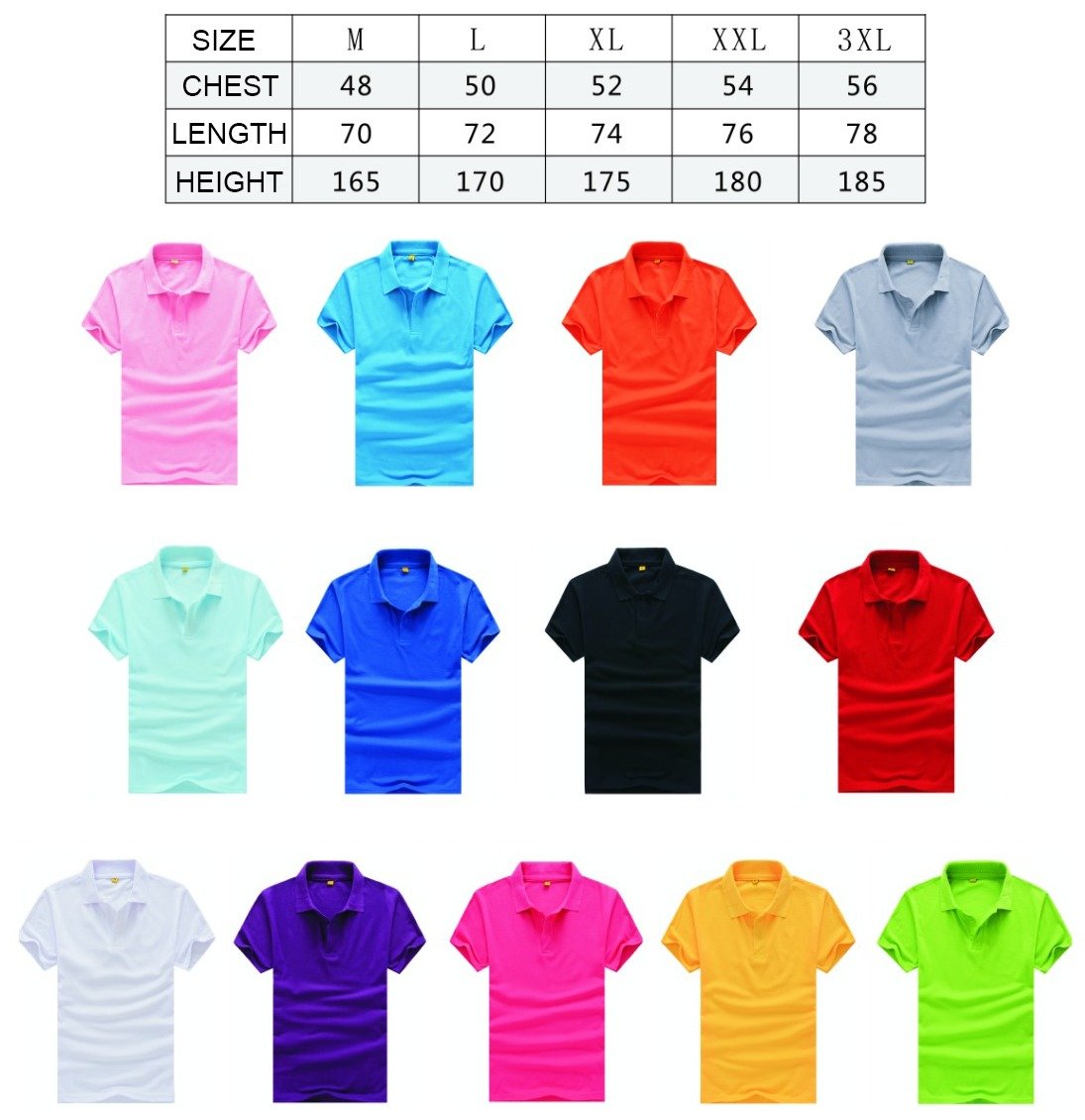 Polyester Cotton Polo T Shirt One Dollar Only