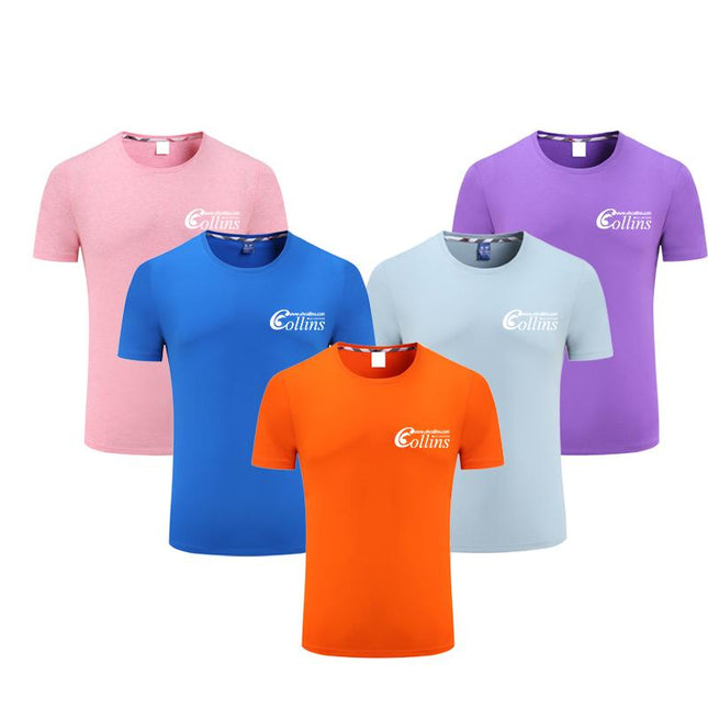 Short-Sleeved Pure Cotton Round Neck T-Shirt IWG FC One Dollar Only