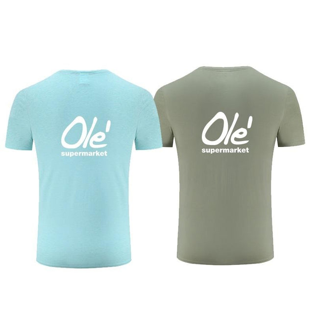 Short-Sleeved Pure Cotton Round Neck T-Shirt IWG FC One Dollar Only