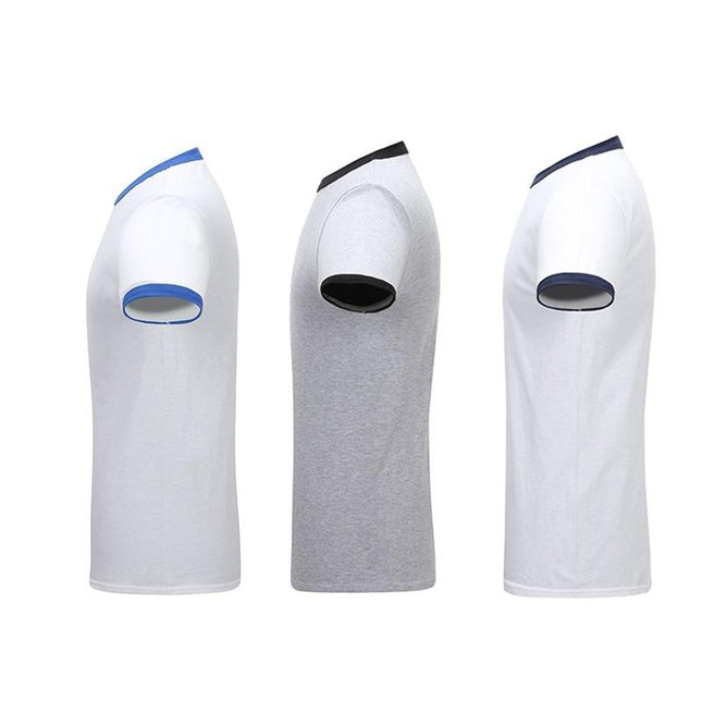 Short-Sleeved Round Neck T-Shirt With Contrast Edge IWG FC One Dollar Only