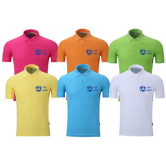 Short-Sleeved Polo Shirt With Colourful Neck Tape IWG FC One Dollar Only