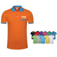 Short-Sleeved Polo Shirt With Colourful Collar, Sleeve Edge And Front Pocket IWG FC One Dollar Only