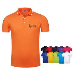 Short-Sleeved Polo Shirt With Strip On Collar, Inner Placket And Sleeve Edge IWG FC One Dollar Only